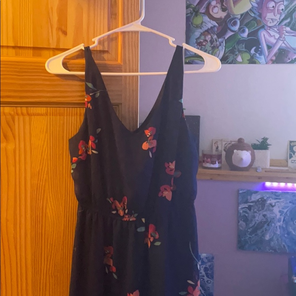 Floral Navy Summer Dress